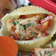 ピッツァケーゼの小さな前菜