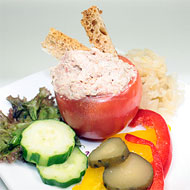 夏野菜とレバーペーストの
オードブル