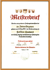 念願のマイスター取得！